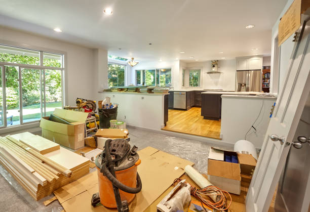 Professional Cabinet Installation technician working in Carnation, WA
